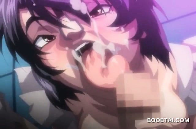 640px x 424px - Close-up With Busty Hentai Girl Giving Hardcore Blowjob at Nuvid