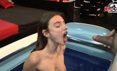 German 18 teen at creampie fisting piss gangbang party